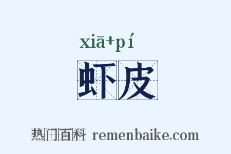 虾皮是什么意思的图片